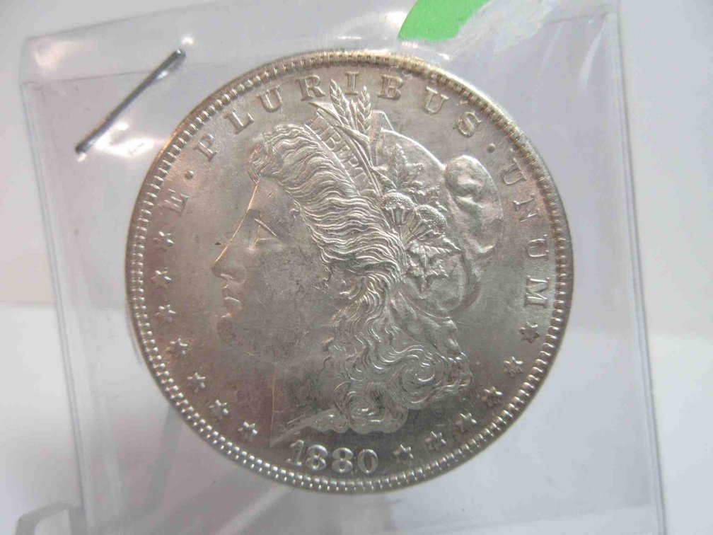 1880-S Morgan dollar