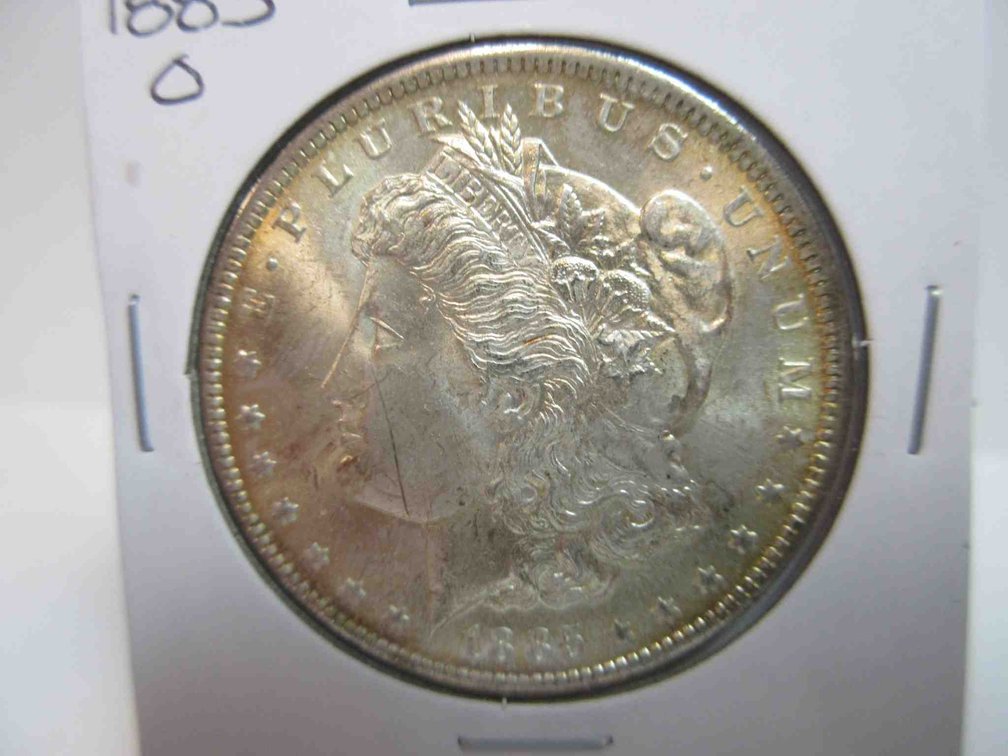 1885-O Morgan dollar