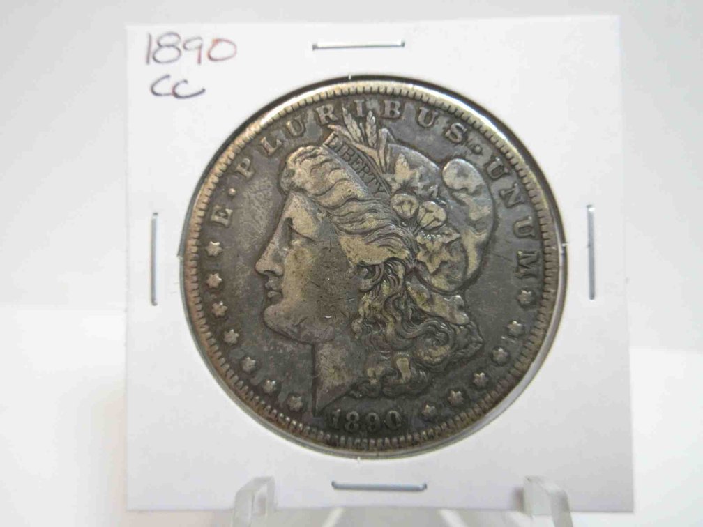 1890-CC Morgan dollar