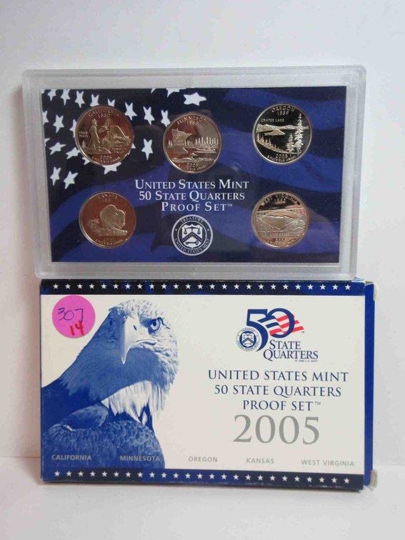 2005-S US Quarter proof set