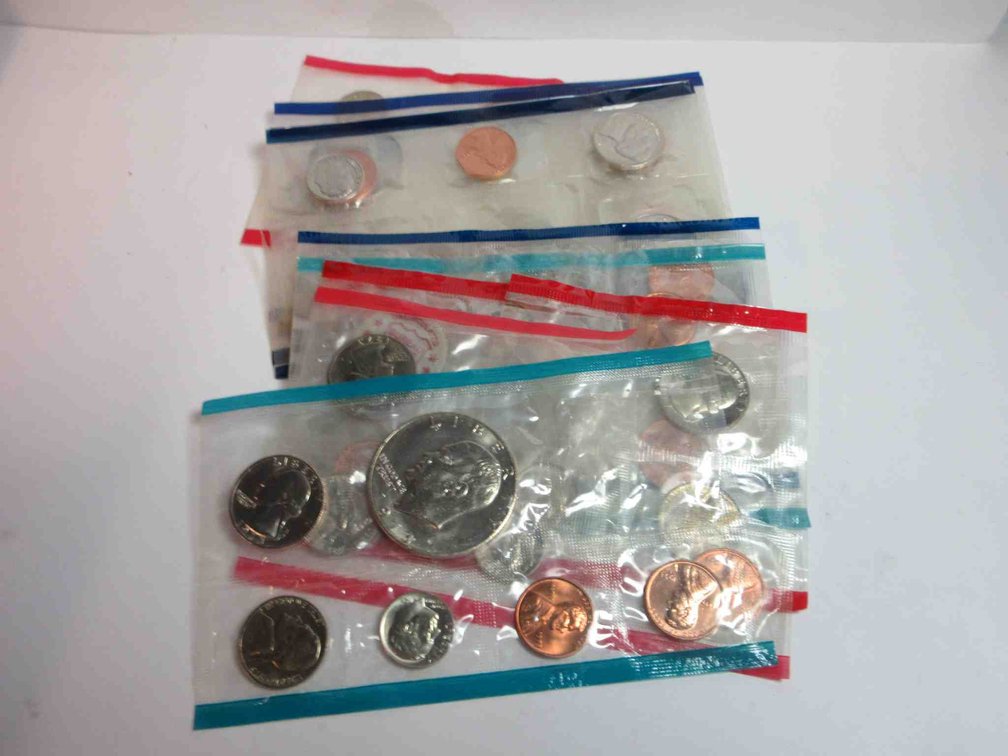 Group of US mint coin sets