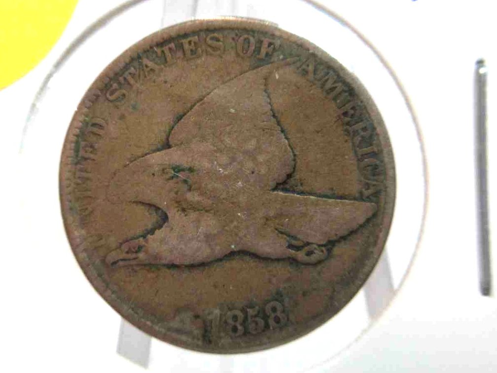 1858 Flying Eagle cent