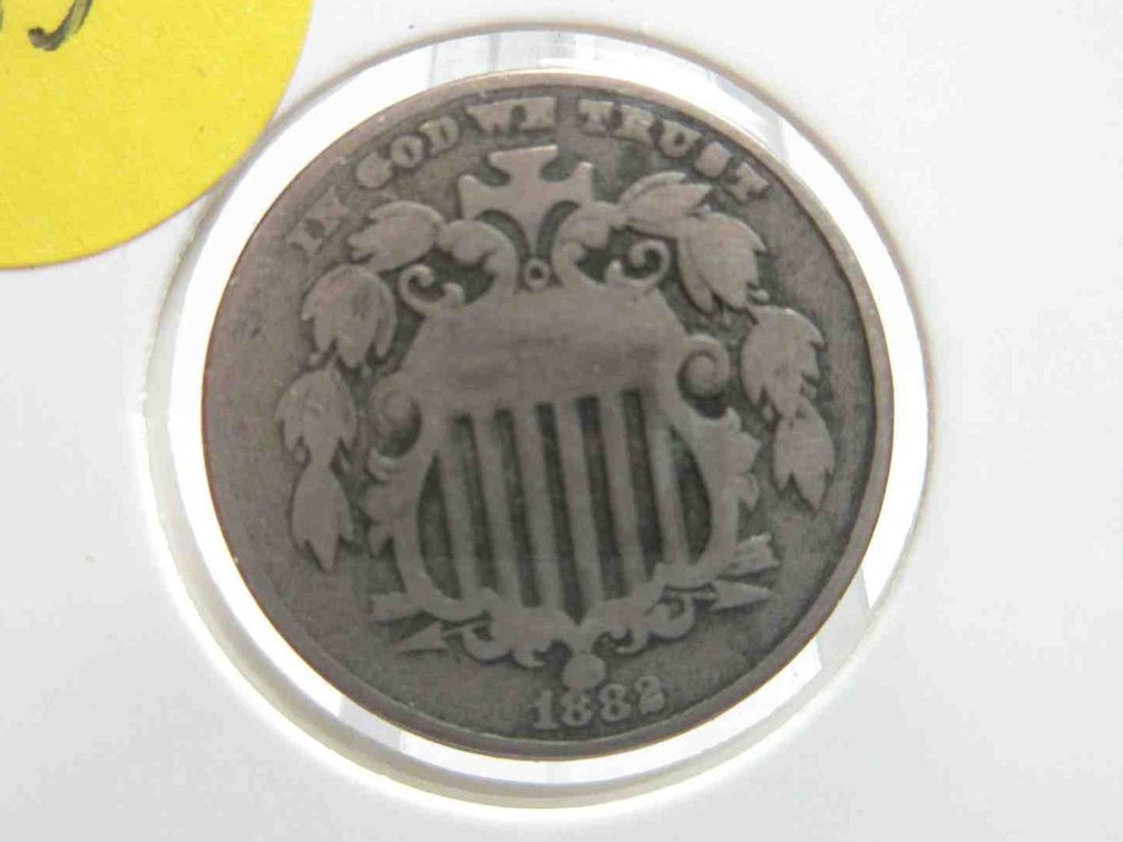 1882 Shield nickel