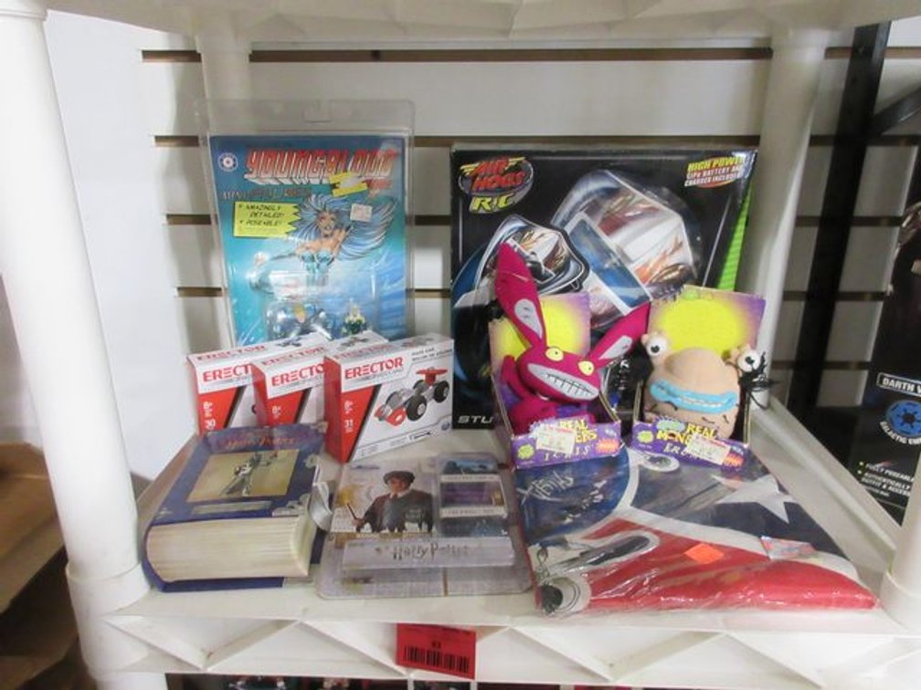 Group of vintage toys