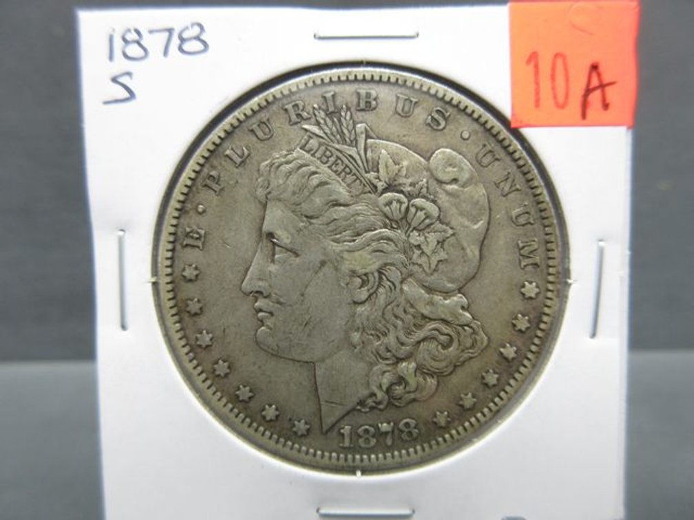 1878-S Morgan dollar