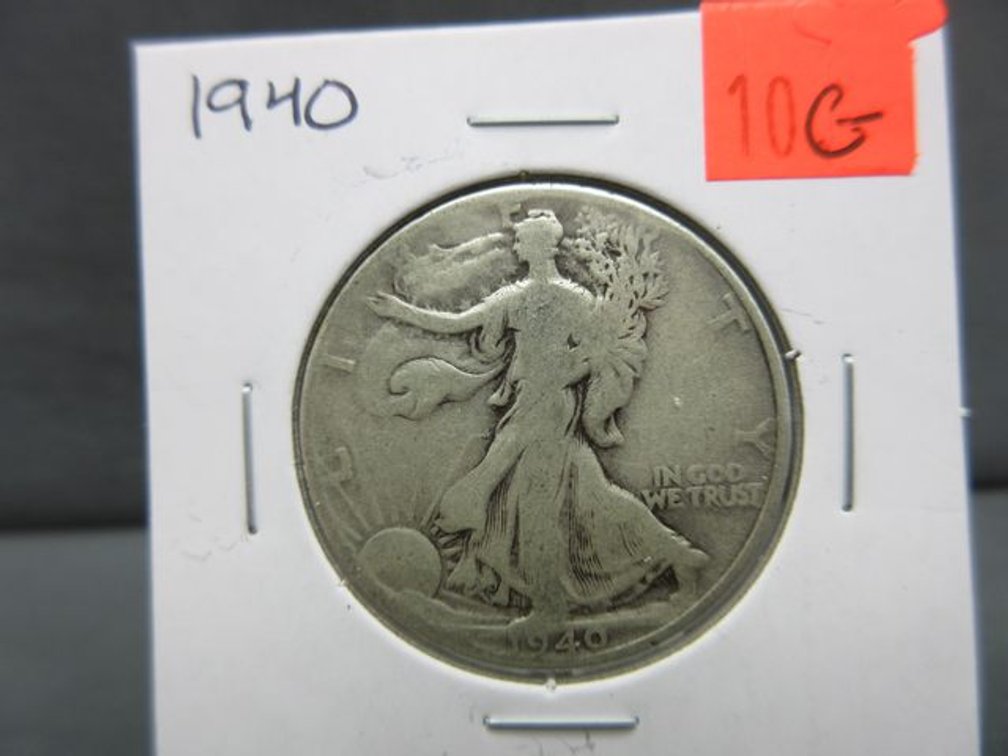 1940 Walking Liberty half dollar