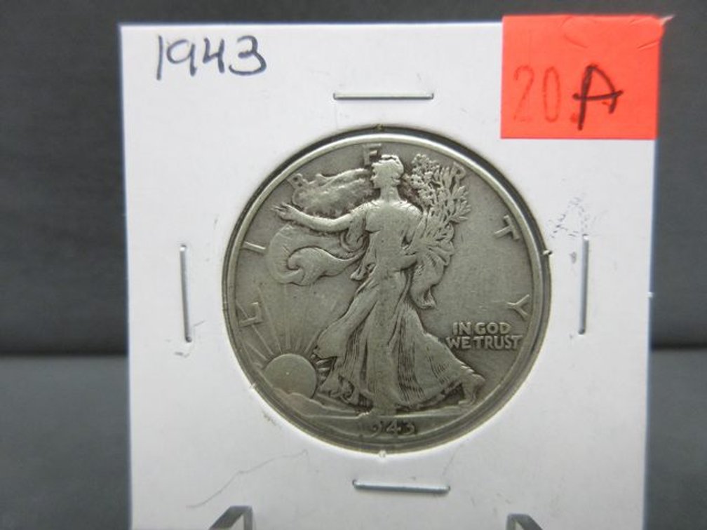 1943 Walking Liberty half dollar