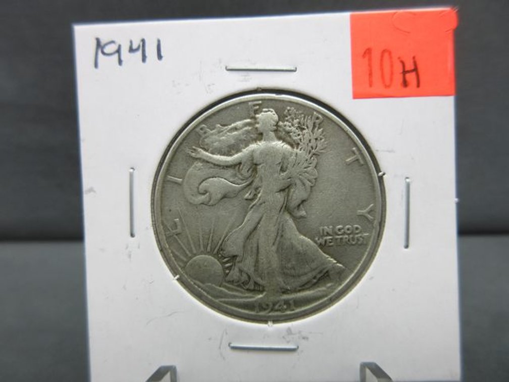 1941 Walking Liberty half dollar
