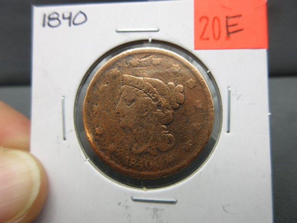 1840 Braided hair large cent
