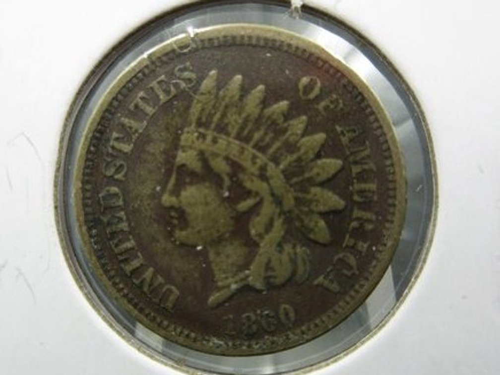 1860 Indian Head cent