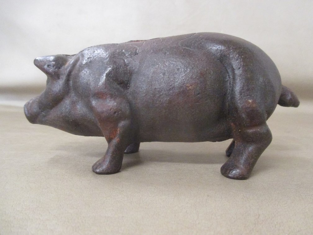 Cast iron pig