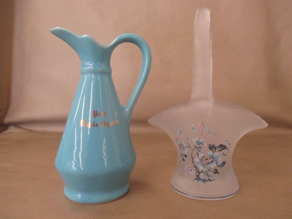 Porcelain and glass group