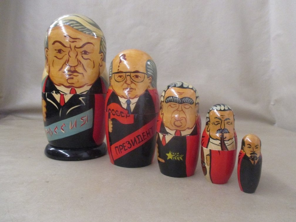Wooden Matryoshka Russian nesting set