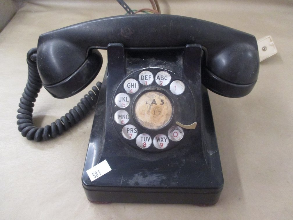 Antique Western Electric Bell Electric rotary phone