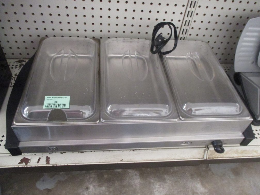 General Electric (3) unit food warmer