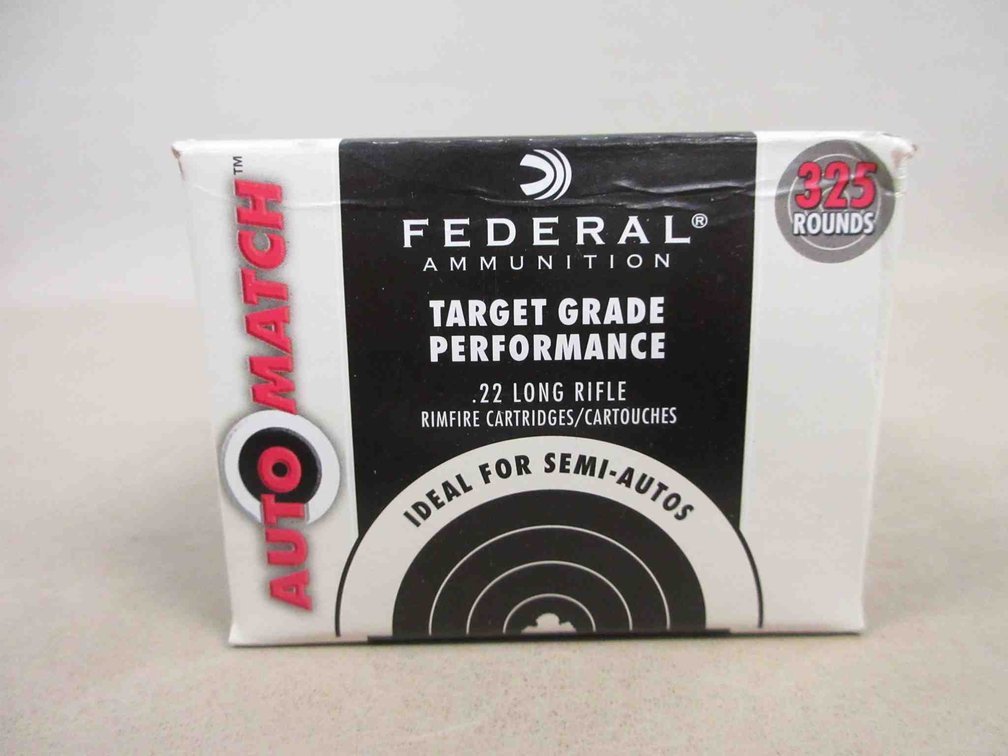 (325) Rounds of Federal .22LR ammunition