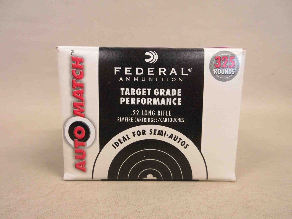 (325) Rounds of Federal .22LR ammunition