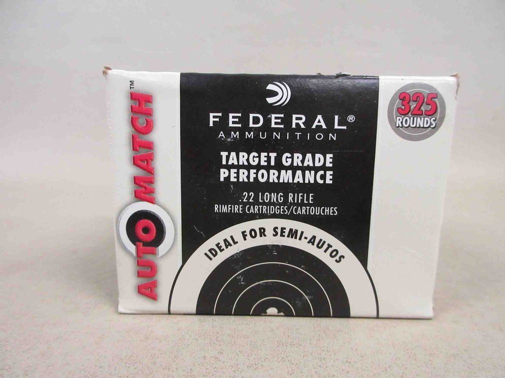 (325) Rounds of Federal .22LR ammunition