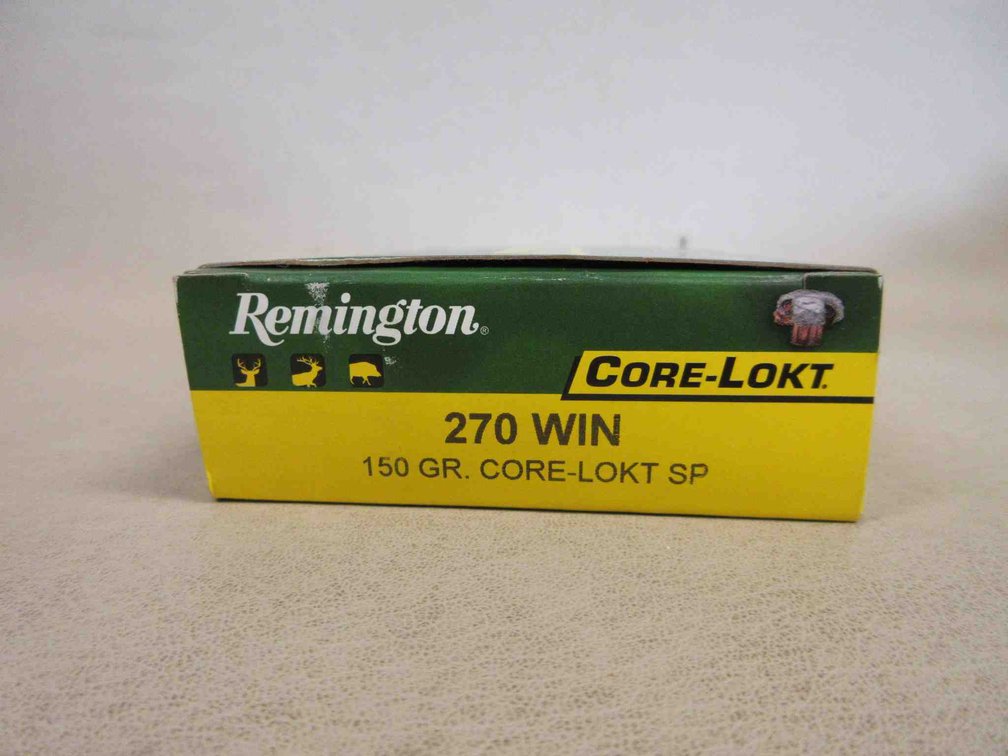(20) Rounds of Remington .270 WIN ammunition