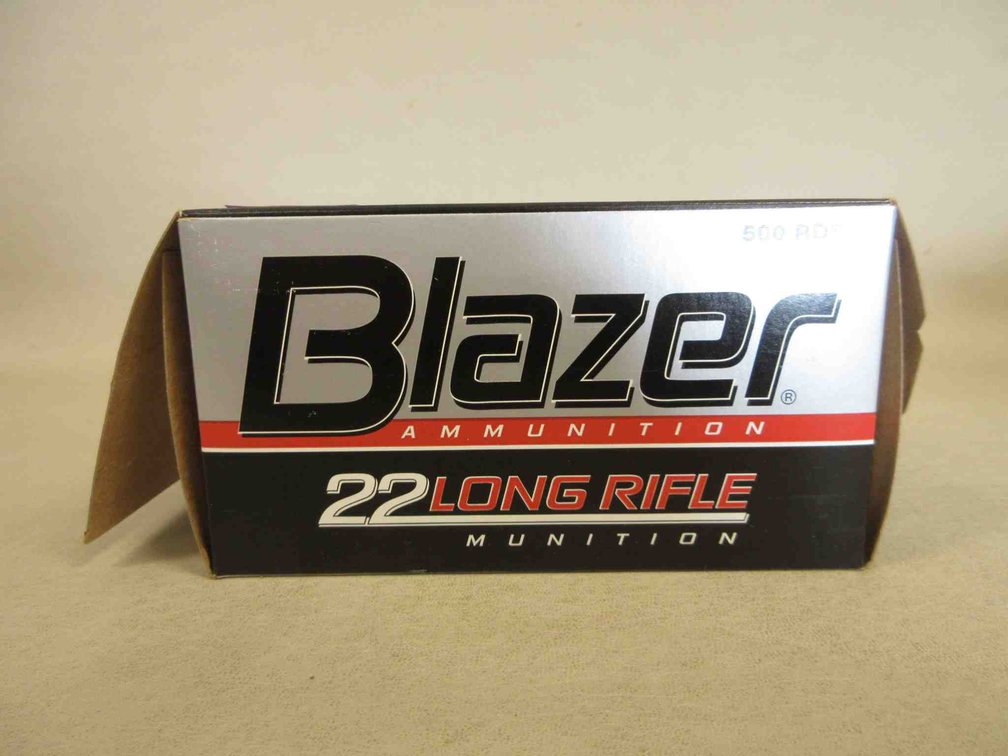 (500) Rounds of Blazer .22LR ammunition