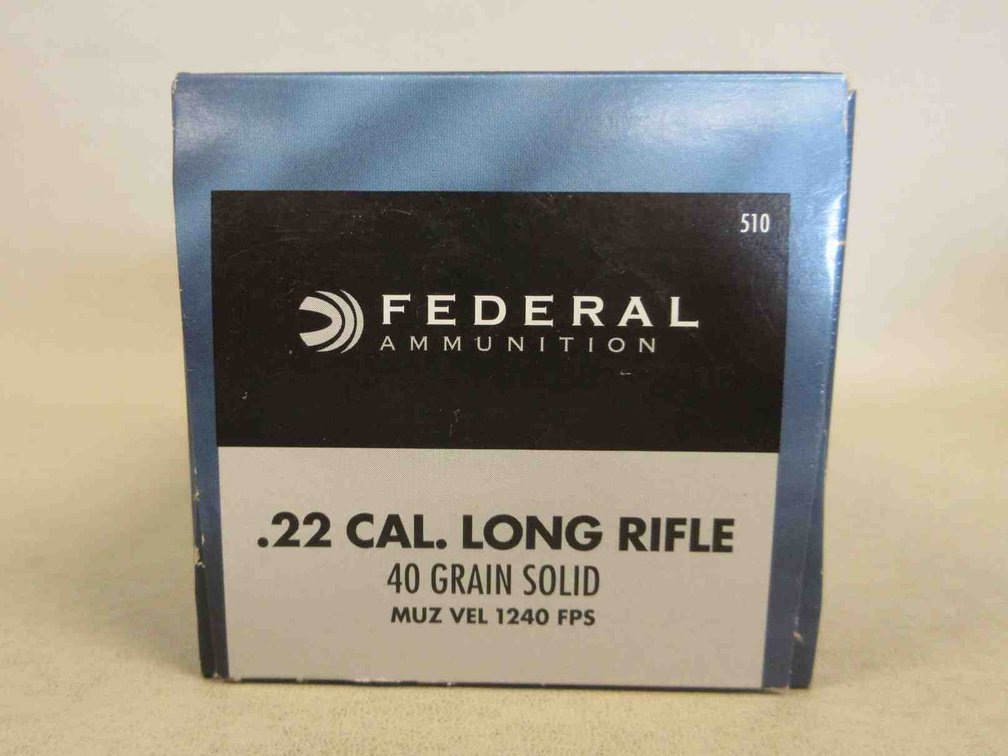 (500) Rounds of Federal .22LR ammunition