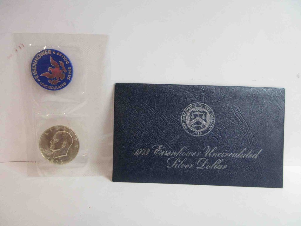 1973-S Eisenhower uncirculated silver dollar