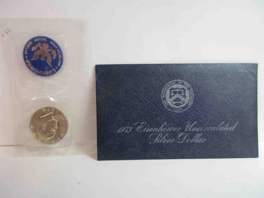 1973-S Eisenhower uncirculated silver dollar