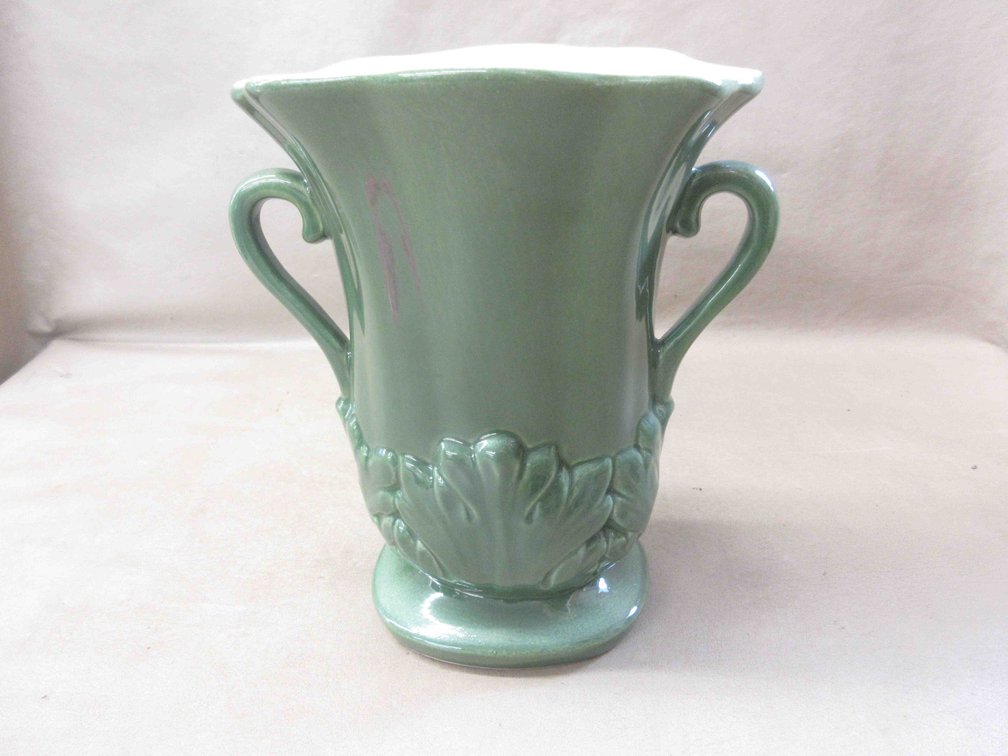 Red Wing Pottery double-handle vase
