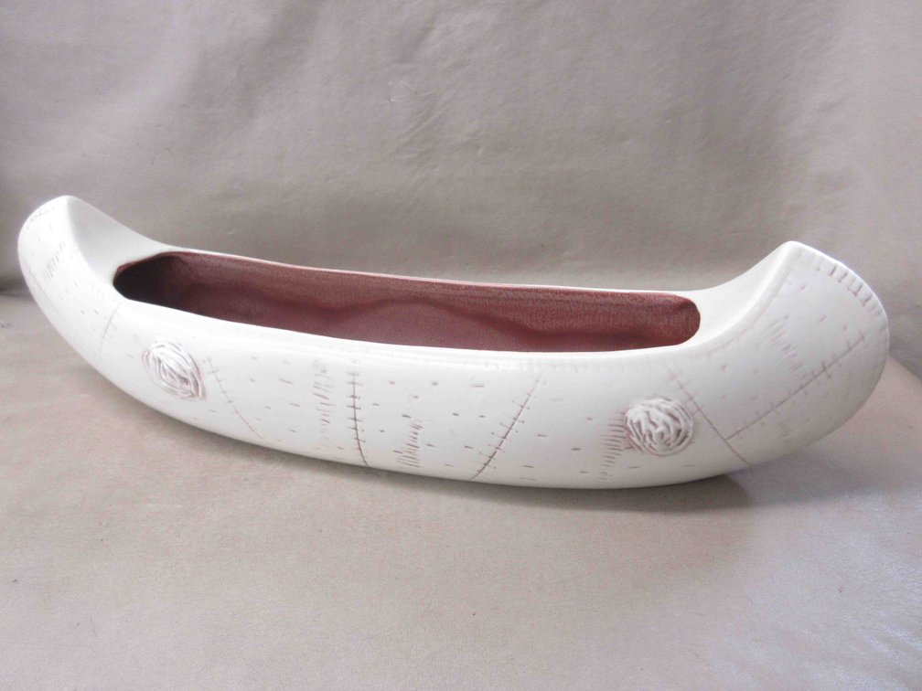 Red Wing Art Pottery Large Canoe planter