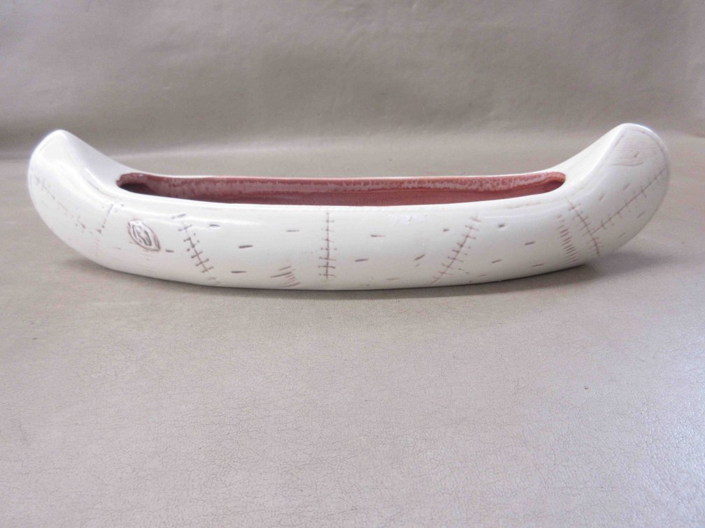 Red Wing Art Pottery Small Canoe planter