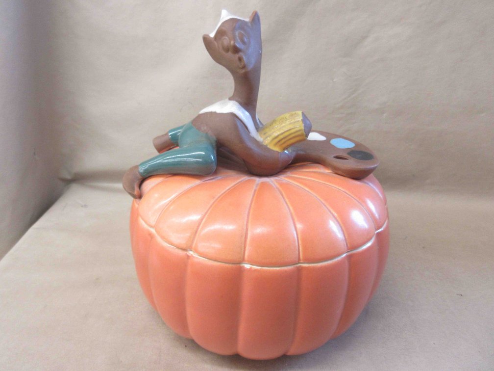 Red Wing Pottery Jack Frost cookie jar