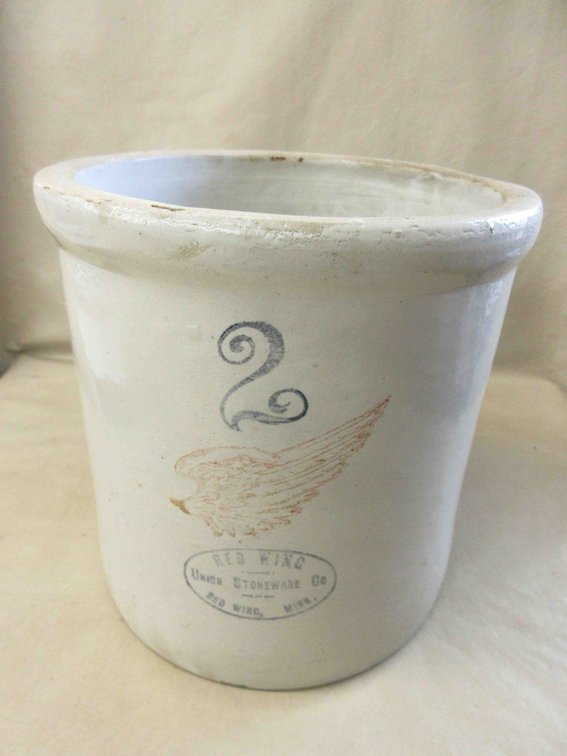 Red Wing Union Stoneware 2-gallon crock