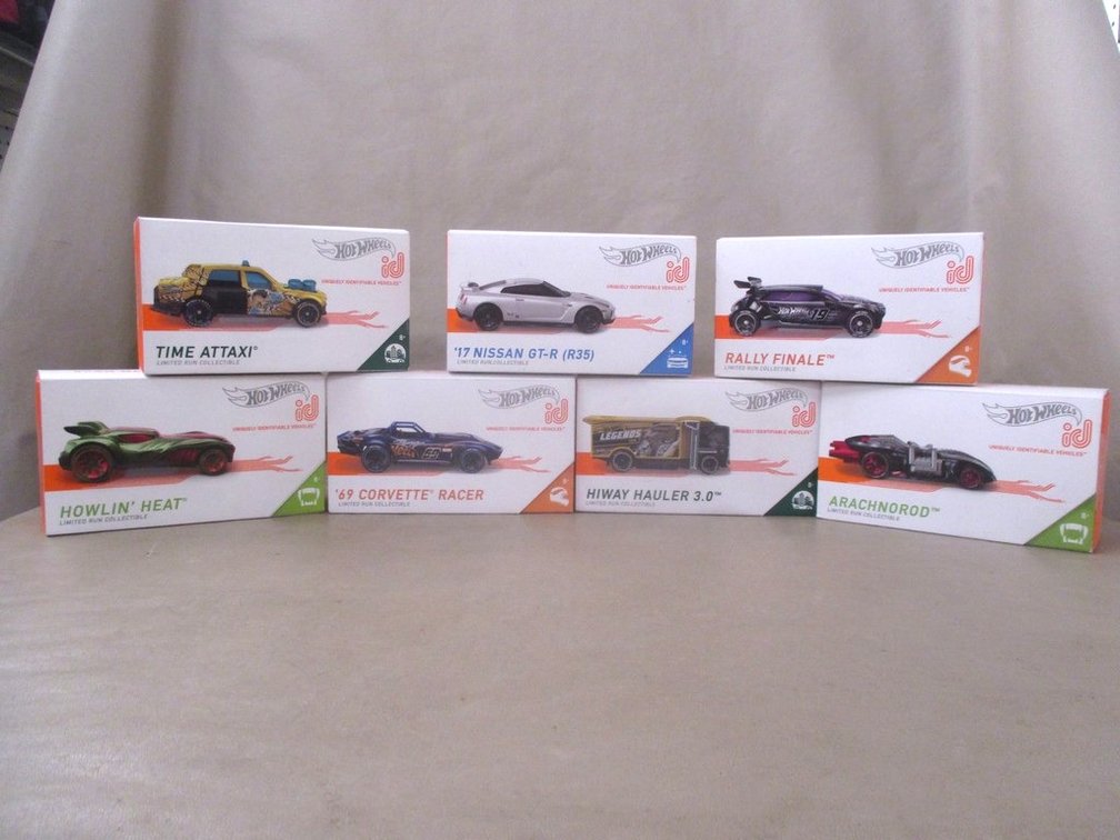 (7) Hot Wheels die cast ID vehicles