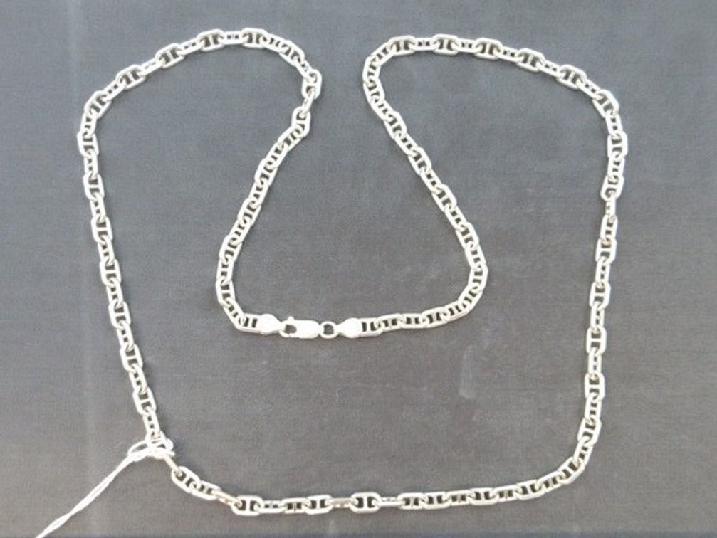 Marked .925 Italy Rolo style chain necklace