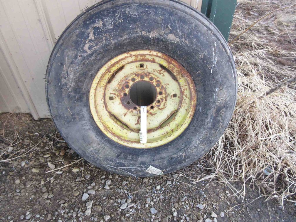 New implement tire on rim