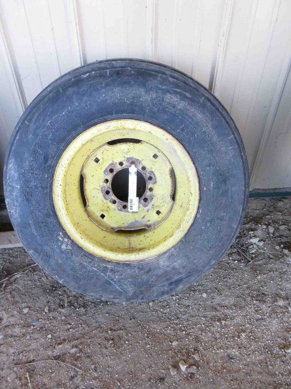 Used implement tire on rim