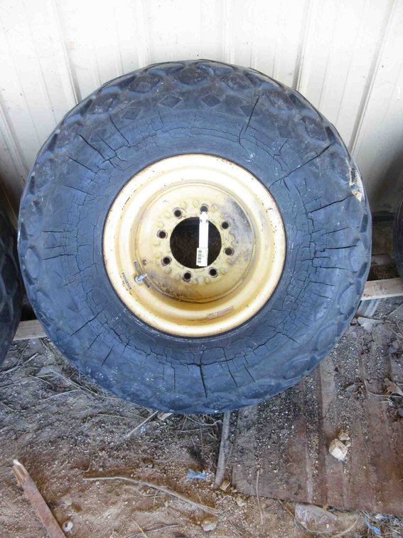 Used implement tire on rim