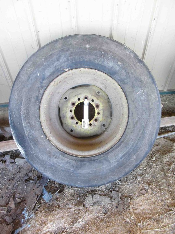 Used implement tire on rim