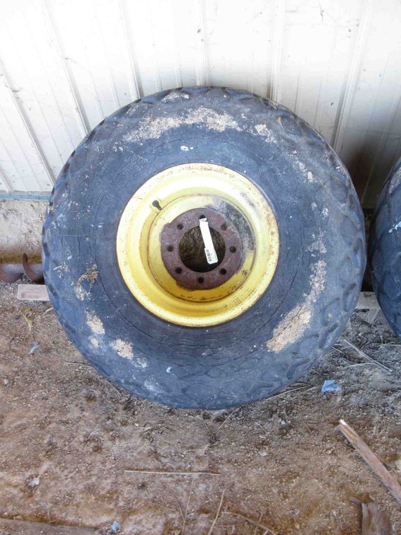 Used implement tire on rim