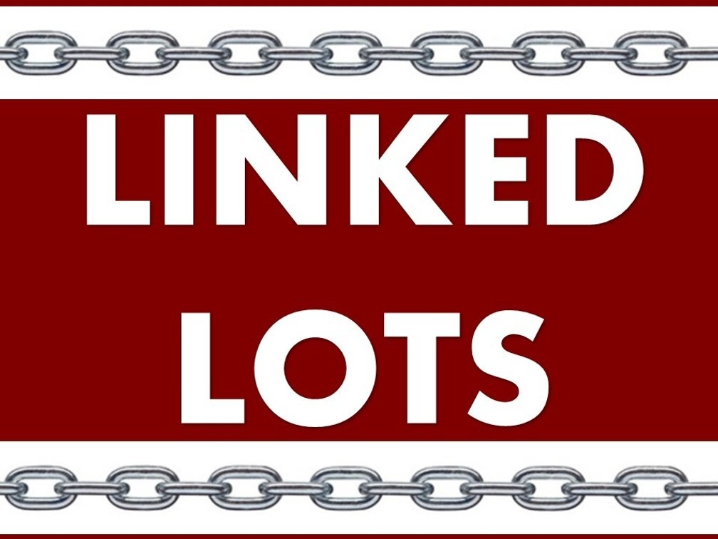 Some lots are linked together.