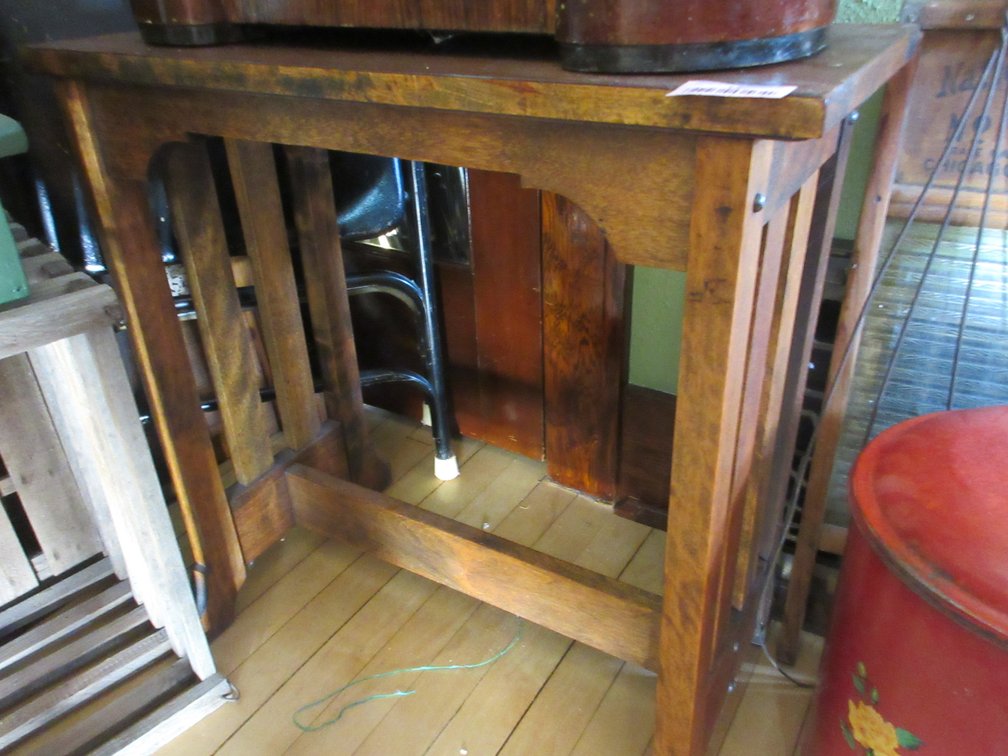 Antique organ bench