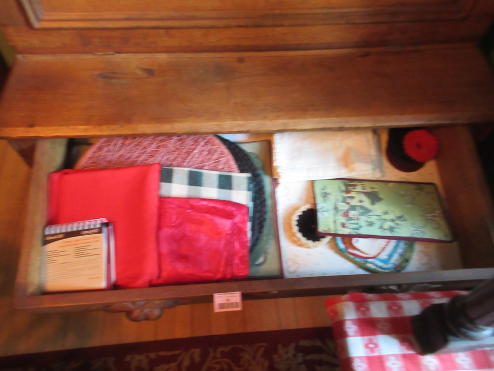 Contents of drawer