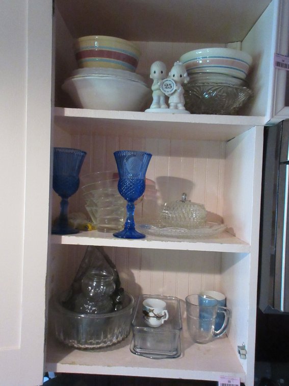 Contents of cabinet