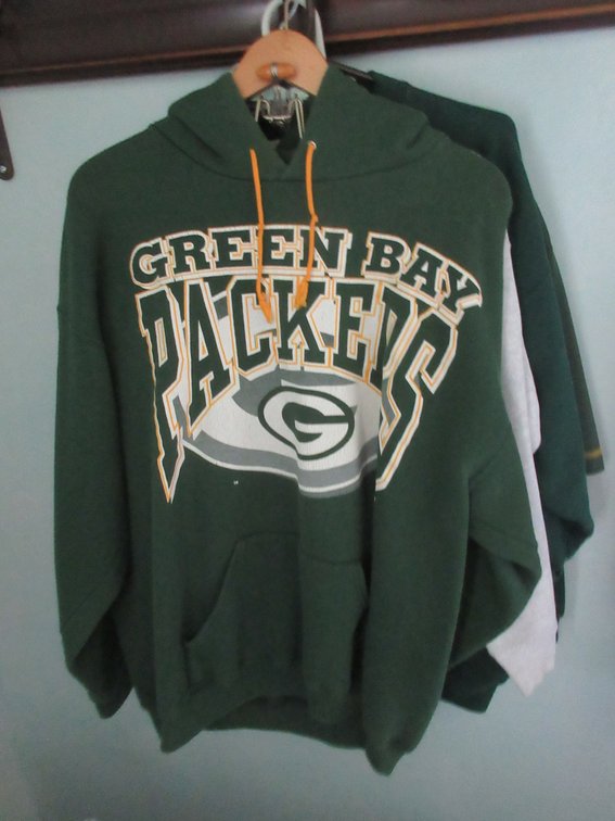 Group of Green Bay Packers clothing