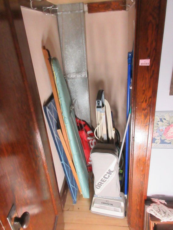 Contents of closet