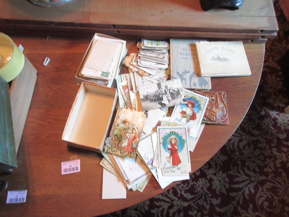Group of antique cards