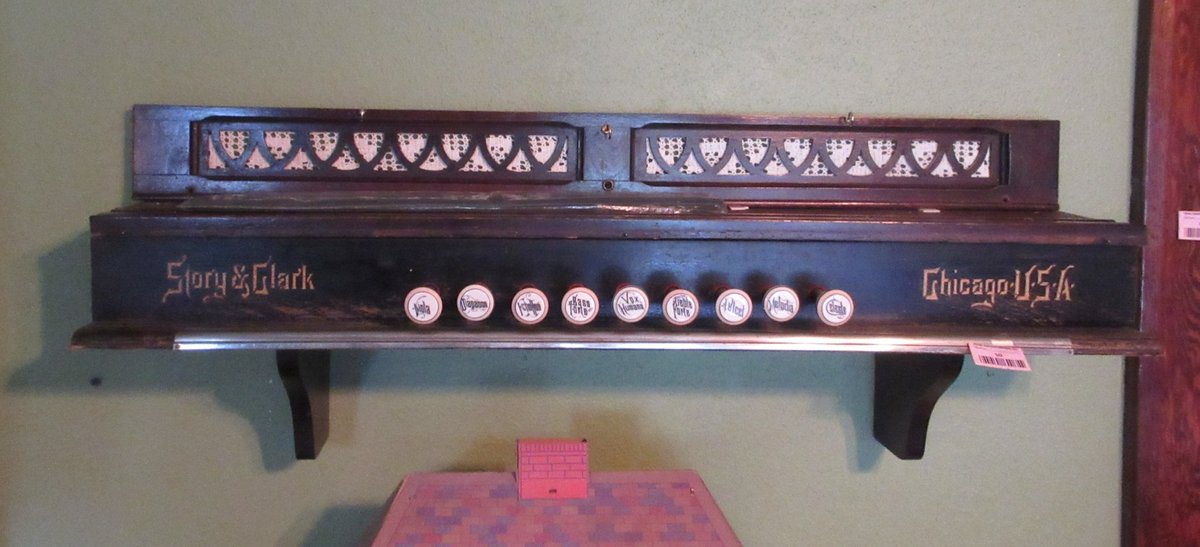 Story & Clark organ sound board shelf