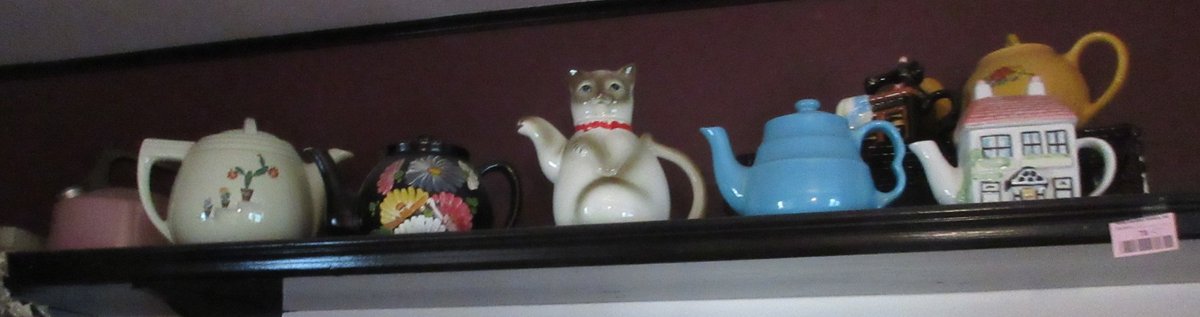 Group of vintage teapots