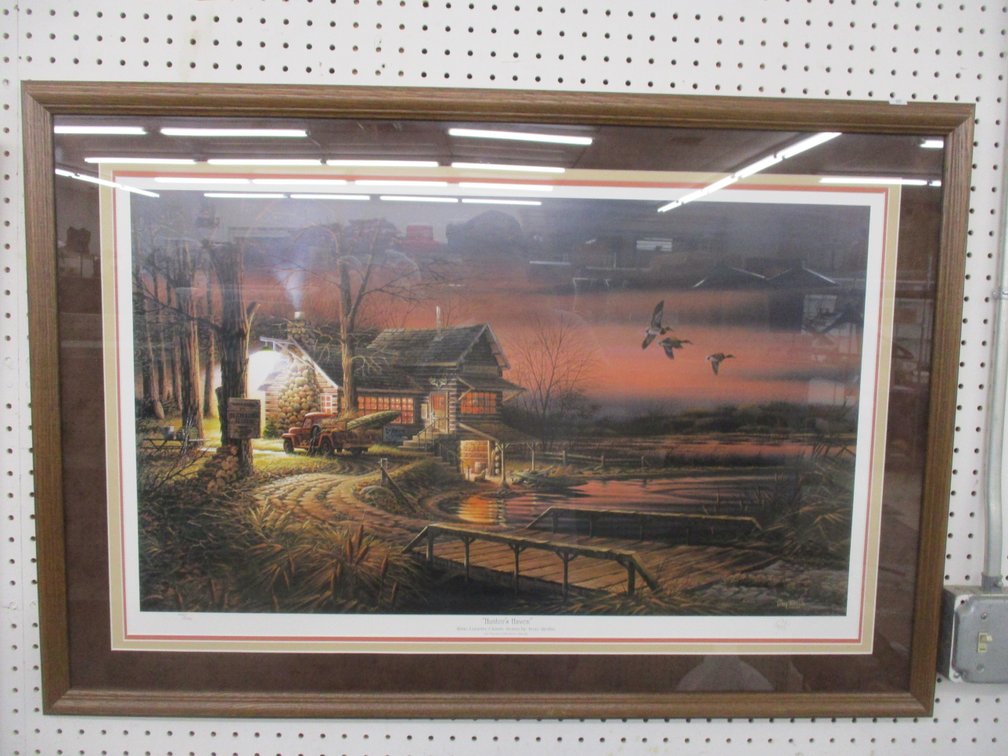 Signed and numbered Terry Redlin framed print