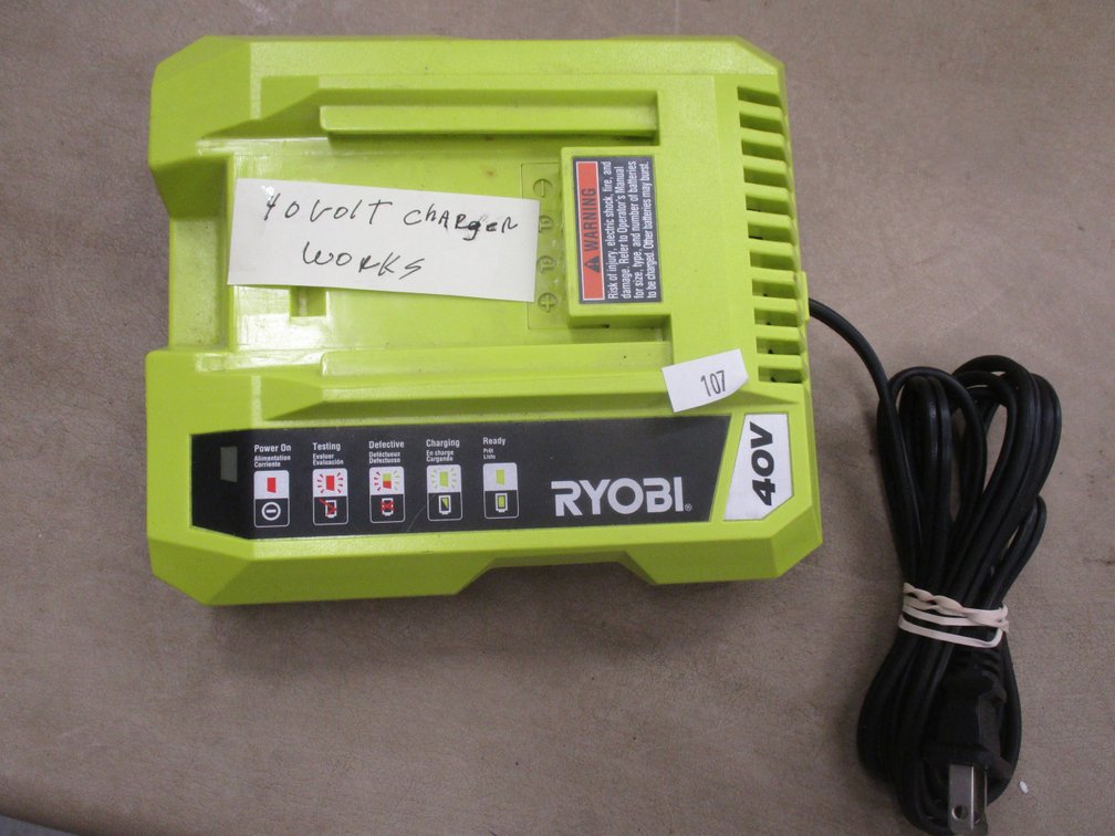 Ryobi 40v charger
